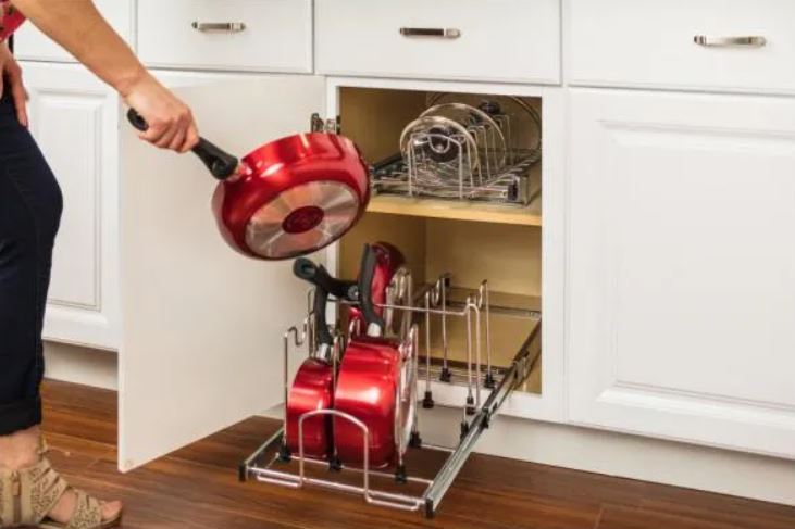Cookware Pull Out Organizer-DirectCabinets.com