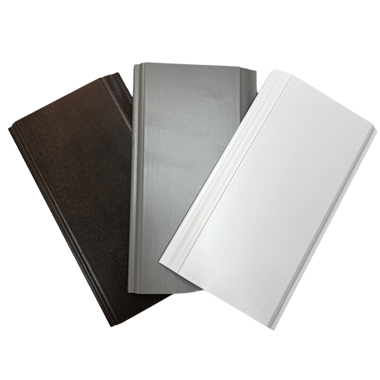 Mantra Sample Color Blocks Fanned Out (Bark, Mineral, Snow)-DirectCabinets.com