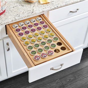 Wood Tiered K-Cup™ Drawer-DirectCabinets.com
