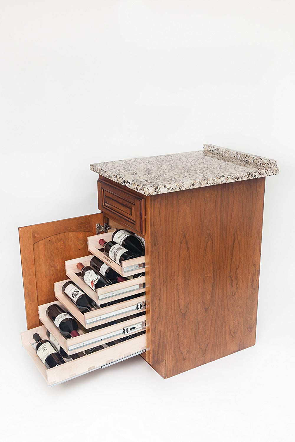Wine Bottle & Can Pull-Out Storage-DirectCabinets.com