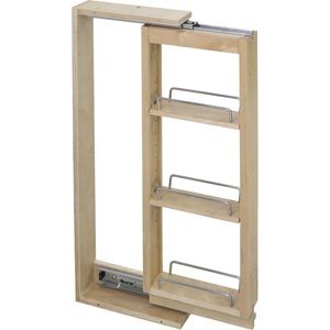 Hardware Resources 6" x 42" Wall Cabinet Filler Pullout-DirectCabinets.com