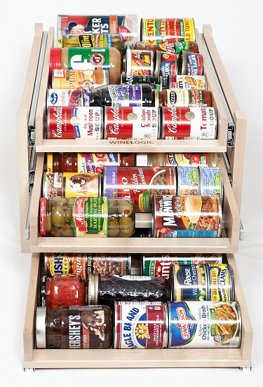 Wine Bottle & Can Pull-Out Storage-DirectCabinets.com