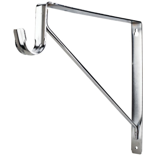 Shelf Bracket with Rod Support for 1-5/16" Round Closet Rods