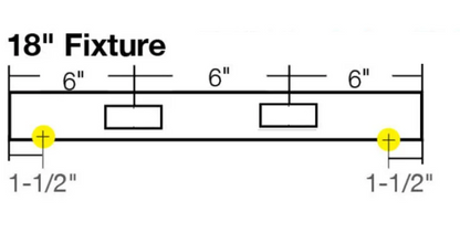 Blank Under Cabinet Power Strip - Shell Only
