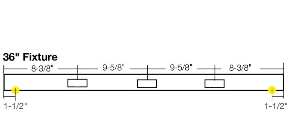 Blank Under Cabinet Power Strip - Shell Only