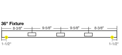 Blank Under Cabinet Power Strip - Shell Only