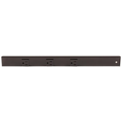 18" Slim Angle Under Cabinet Four Outlet Power Strip