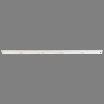 Slim Angle Under Cabinet Outlet Power Strip | White Finish