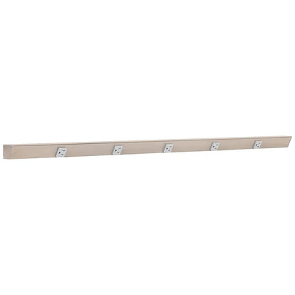 48" Slim Angle Under Cabinet 5 Outlet Power Strip