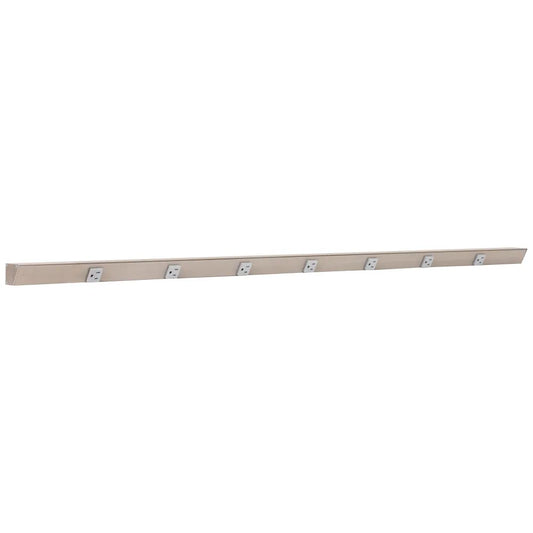 60" Slim Angle Under Cabinet 7-Outlet Power Strip