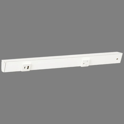 Under Cabinet Power Strip with USB Port & Outlets |  White Finish
