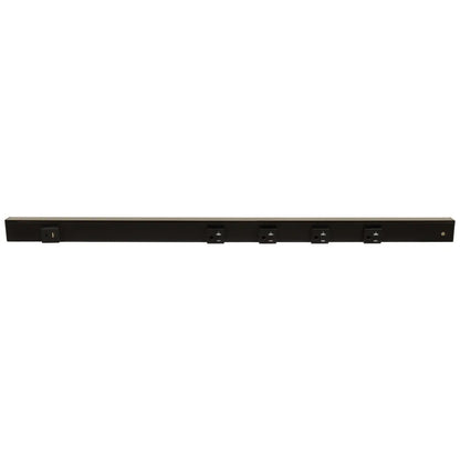 Under Cabinet Power Strip with USB Port & Outlets | Black Finish