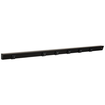 Under Cabinet Power Strip with USB Port & Outlets | Black Finish