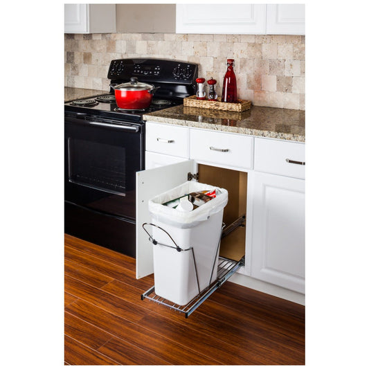 Bottom-Mount Trash Can Pullout