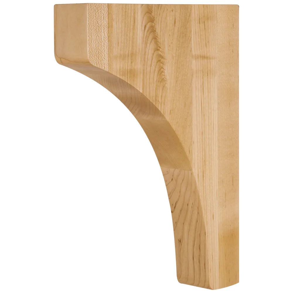 Hardware Resources 3" x 10" x 14" Alder Minimalist Corbel-DirectCabinets.com