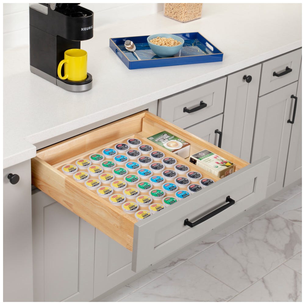 15"- 20" Adjustable Coffee Pod Drawer Insert for K cups