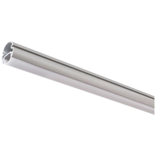 Closet Rod with Integrated LED Light in Satin Nickel