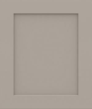 Mantra Cabinets, Omni Mineral light gray shaker sample door.