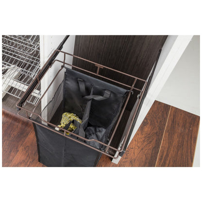 Pullout Canvas Hamper with Removable Laundry Bag
