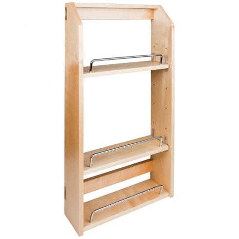 Door Mounted Wood Rack