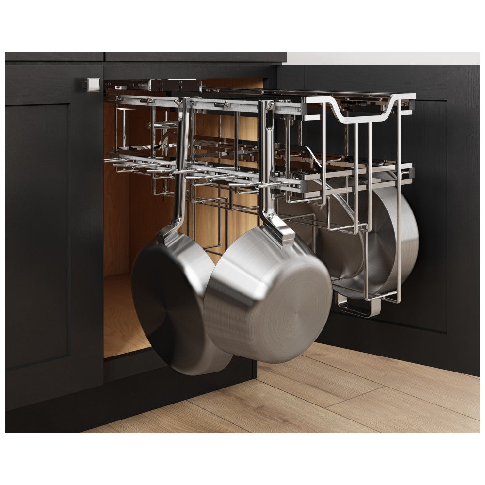 Pot and Pan Pull Out Organizer with Soft-Close