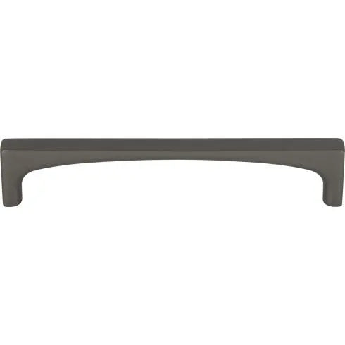Top Knobs Riverside Pull in Ash Gray