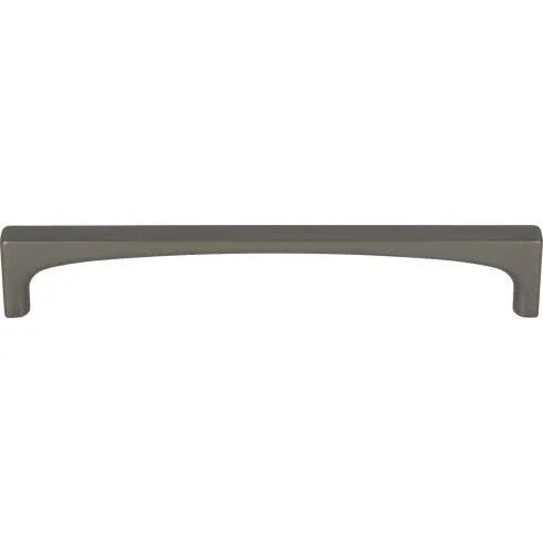 Top Knobs Riverside Pull in Ash Gray