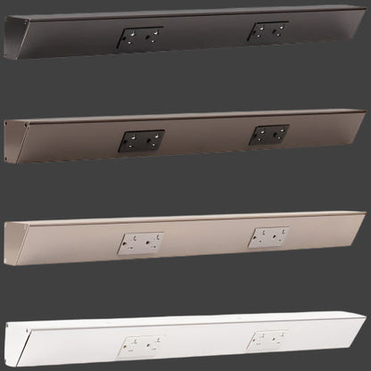 18" Tamper Resistant Two Outlet Under Cabinet Power Strip