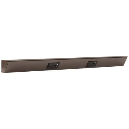 Tamper Resistant  Angle Under Cabinet Outlet Power Strip | Bronze Finish