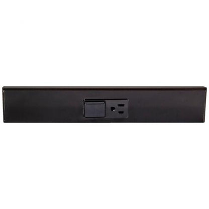 12" Tamper Resistant Single Outlet & Switch Under Cabinet Power Strip