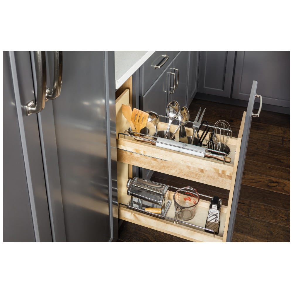 Pullout Utensil Organizer for Base Cabinets