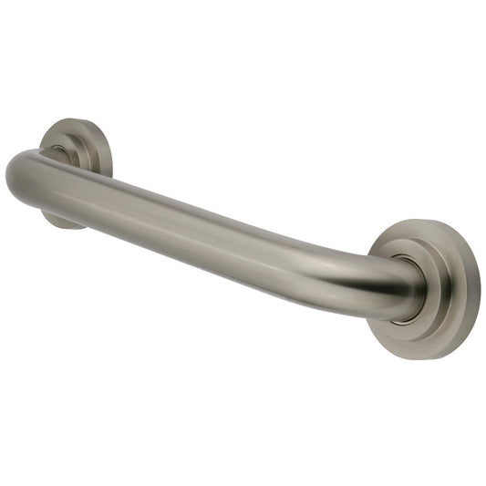 Manhattan 12" Brass Decorative Grab Bar in Brushed Nickel  