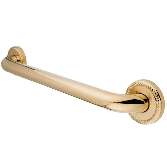 Laurel 12" Brass ADA Grab Bar in Polished Brass  