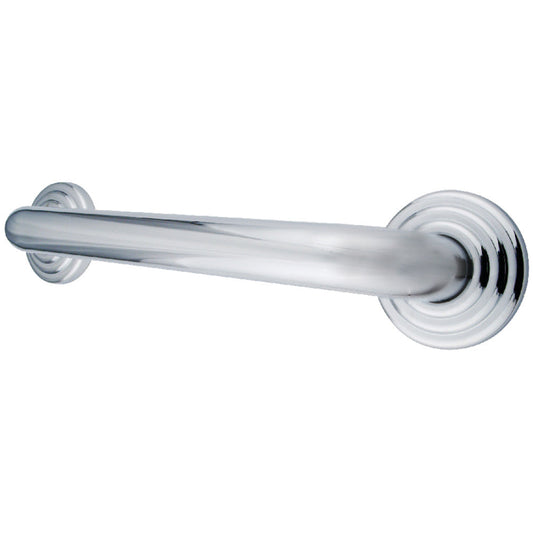 Restoration 16" Brass Decorative Grab Bar in Polished Chrome  