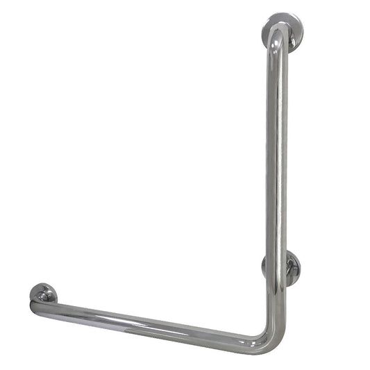 Kingston Brass 24" x 24" L-Shaped Stainless Steel ADA Grab
