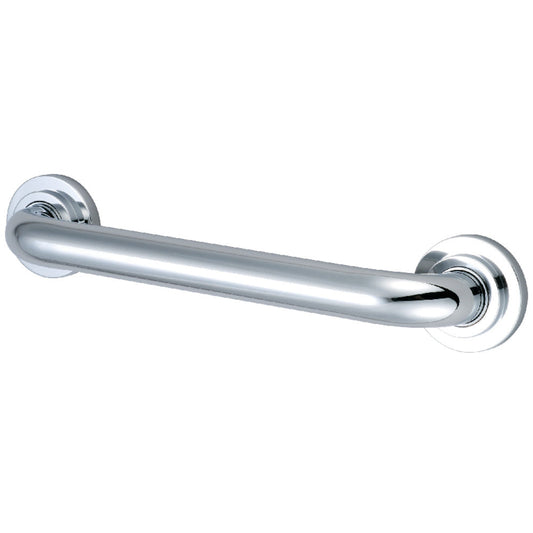 Manhattan 12" Brass Decorative Grab Bar in Polished Chrome  