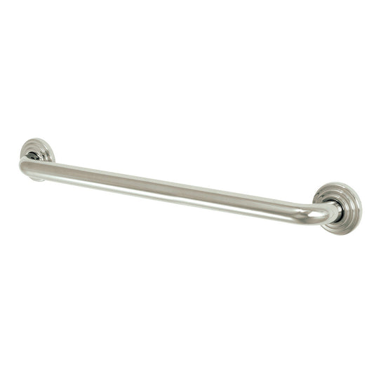 Restoration 24" Brass Decorative Grab Bar in Polished Nickel  