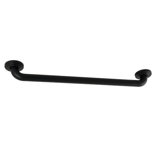 Restoration 24" Brass Decorative Grab Bar in Matte Black  
