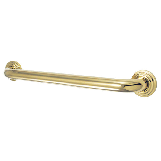 Milano 16" Brass Grab Bar in Polished Brass   