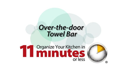 Over-the-Door Dishcloth Bar