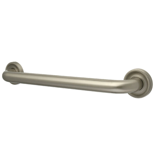 Camelon 16" Brass Decorative Grab Bar in Brushed Nickel  