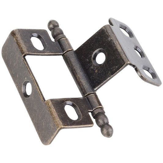 Hardware Resources 3/4" Frame x 3/4" Steel Door Flush Hinge-DirectCabinets.com