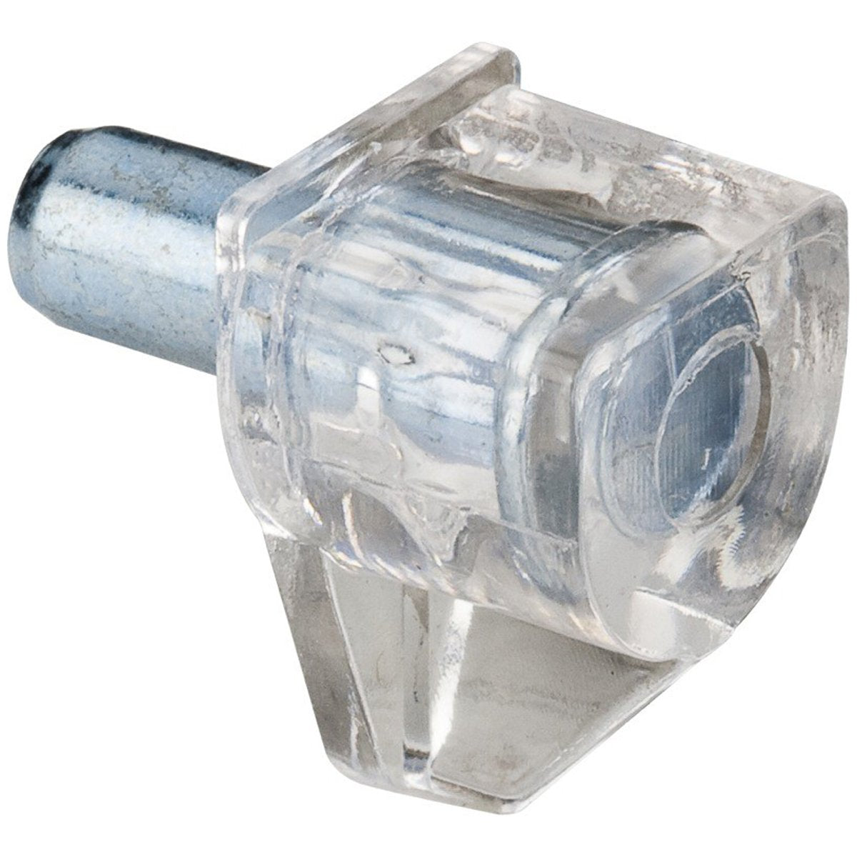 Hardware Resources Clear Plastic Shelf Support-DirectCabinets.com