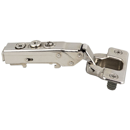 Hardware Resources 110 Degree 0 mm Crank Cam Adjustable Heavy Duty Adjustable Soft-close Hinge with Press-in 8 mm Dowels-DirectCabinets.com