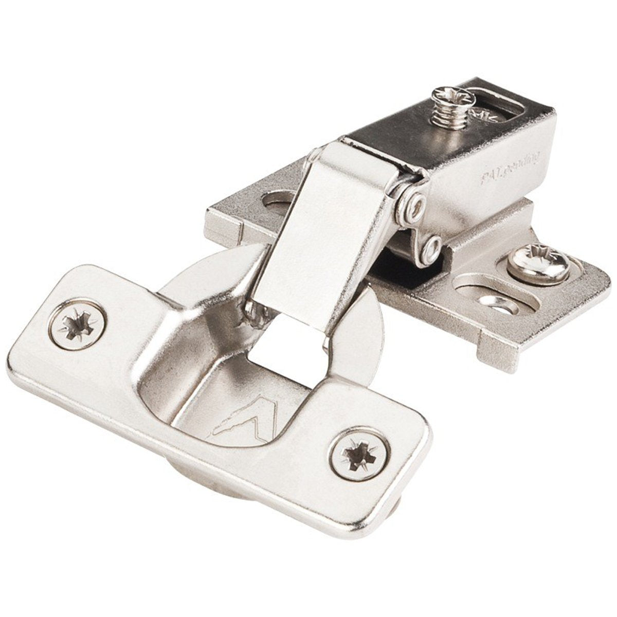 Hardware Resources 1/2" Overlay 125 Degree Cam Adjustable Face Frame Hinge with Dowels-DirectCabinets.com
