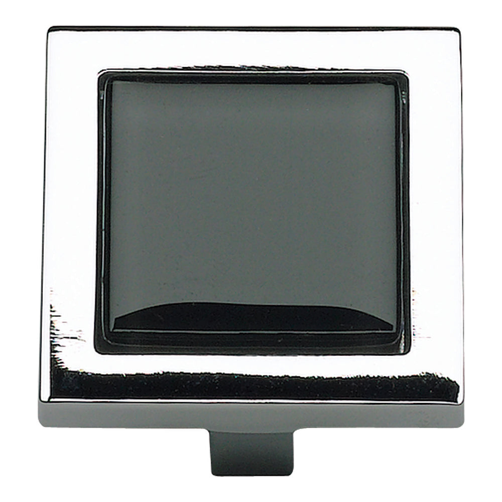 Spa Black Square Knob-DirectCabinets.com