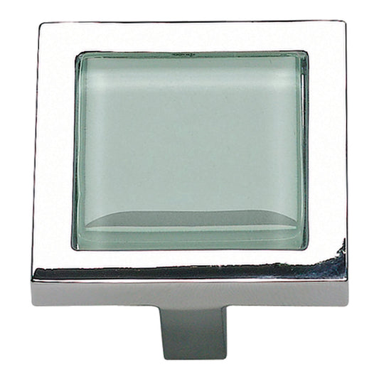 Spa Green Square Knob-DirectCabinets.com