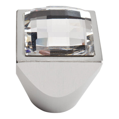 Large Swarovski Crystal Square Knob-DirectCabinets.com