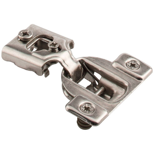 Hardware Resources Economical 2 Cleat 1/2" Overlay Self-close Compact Hinges-DirectCabinets.com