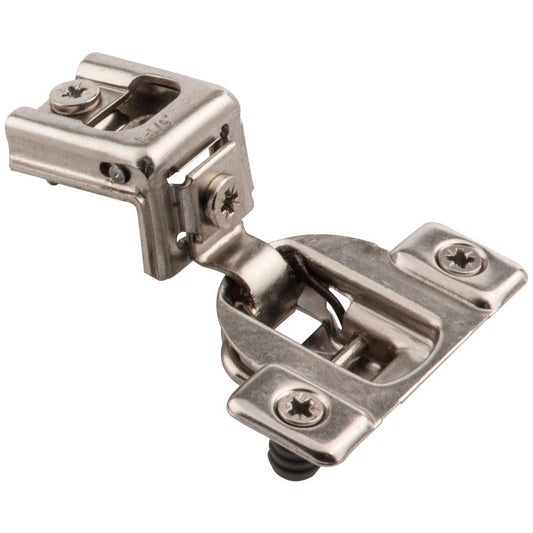 Hardware Resources Economical 2 Cleat 1-1/4" Overlay Self-close Compact Hinges-DirectCabinets.com